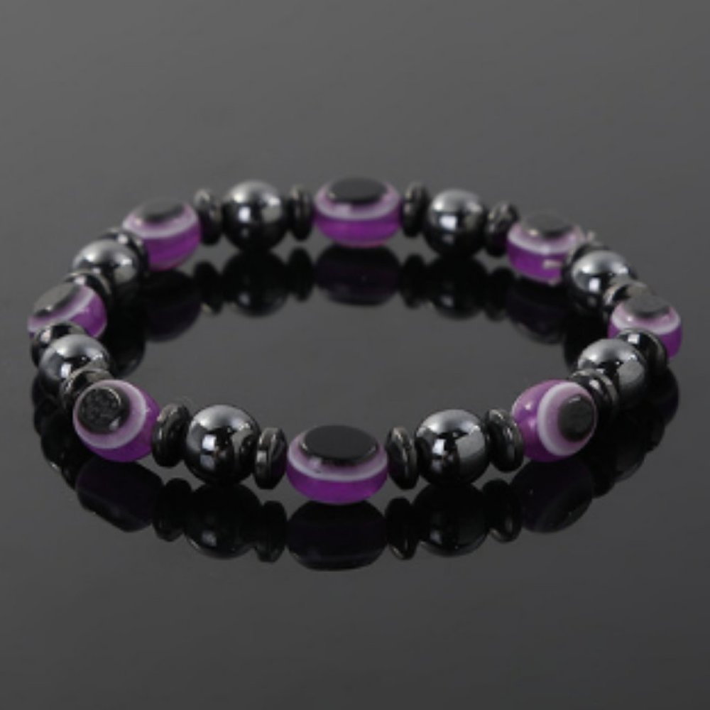 Evil Eye Bracelet,Magnetic Hematite Bracelet,Magnetic Evil Eye Bracelet,Hamsa